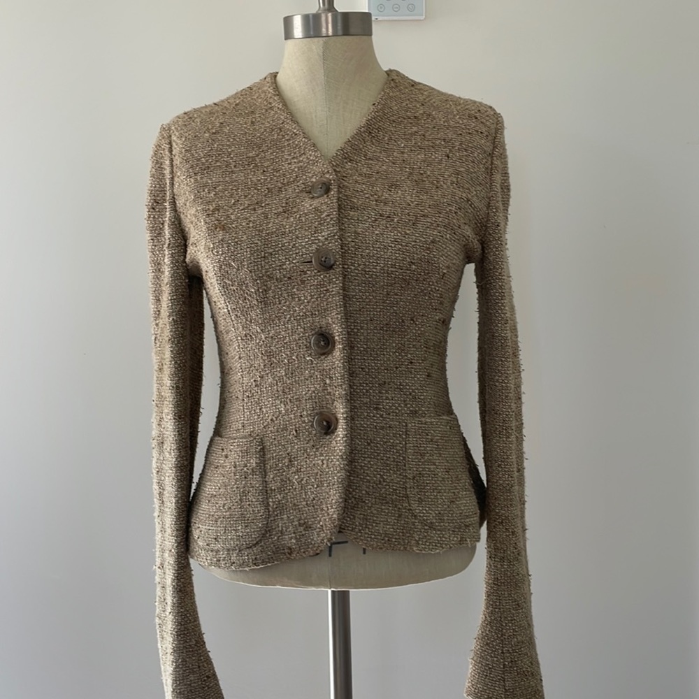 Ralph Lauren Black Label Vintage Silk Blazer size 6 - Picture 2 of 15